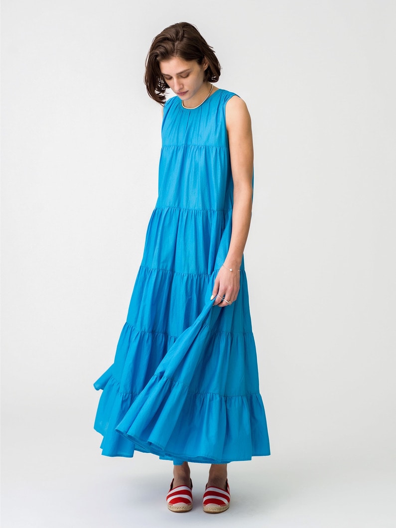 Caron Dress (blue/black) 詳細画像 blue 2